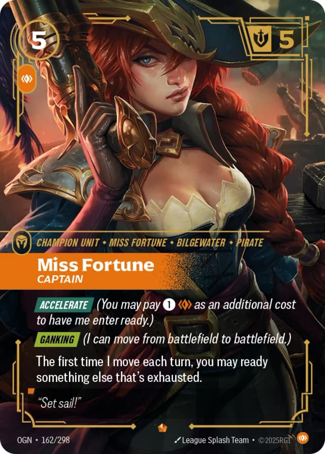 Miss Fortune, Captain