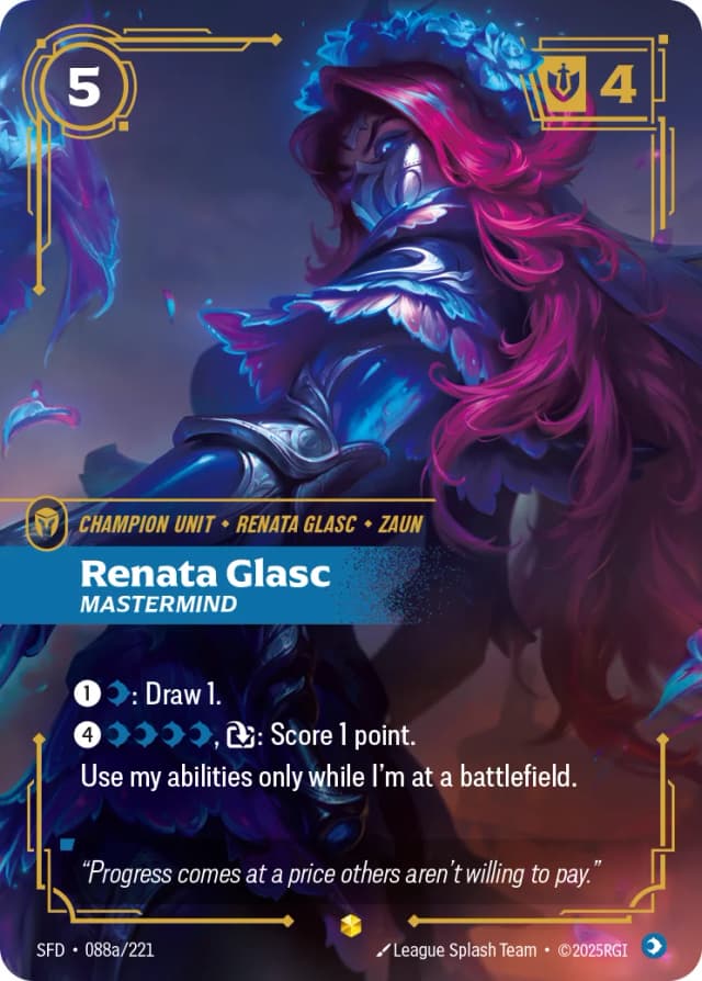 Renata Glasc, Mastermind